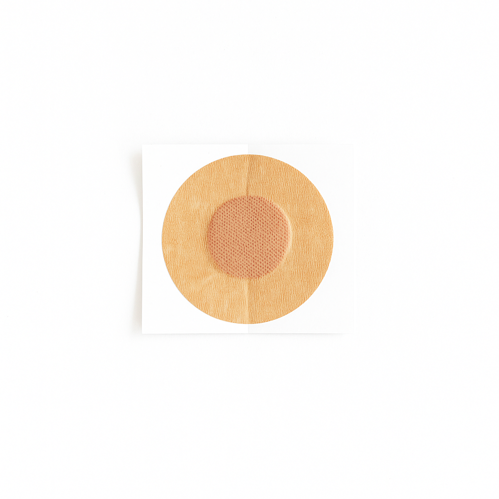 Ultra Thin Paper Adhesive Nipple Cover in studio background